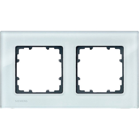 Siemens 5TG12020 Frame 2-voudig Delta Glas Schakelmateriaal