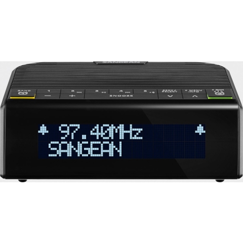 Sangean DCR-90 BT Wekkerradio DAB+, VHF (FM) Bluetooth Wekfunctie Zwart
