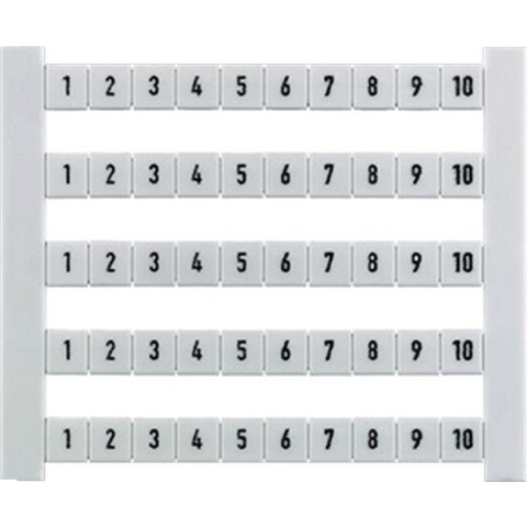 Weidmüller 523060041-500 Klemmarkering Wit 500 stuk(s)