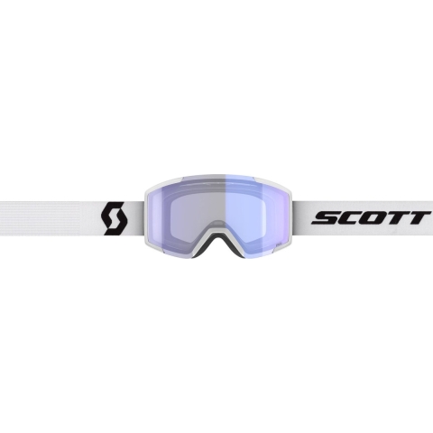 Scott Shield skibril wit/zwart