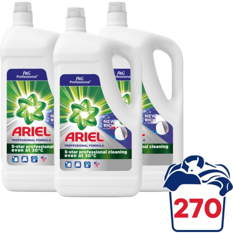 3x Ariel Vloeibaar Wasmiddel Regular 90 wasbeurten 4050 ml