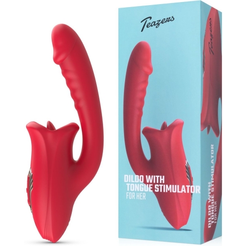 Easytoys Clitoris Vibrator met Dildo The Rose