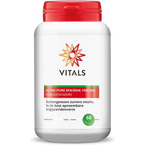 Gratis Verzending: 2x Vitals Ultra Pure EPA/DHA 1000mg 60 softgels