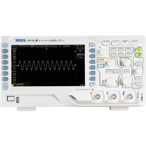 Rigol DS1102Z-E Digitale oscilloscoop 100 MHz 2-kanaals 1 GSa/s 24 Mpts 8 Bit Digitaal geheugen (DSO) 1 stuk(s)