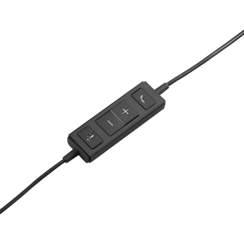 Logitech H570e On Ear headset Computer Kabel Mono Zwart Ruisonderdrukking (microfoon) Volumeregeling, Microfoon uitschakelbaar (mute)
