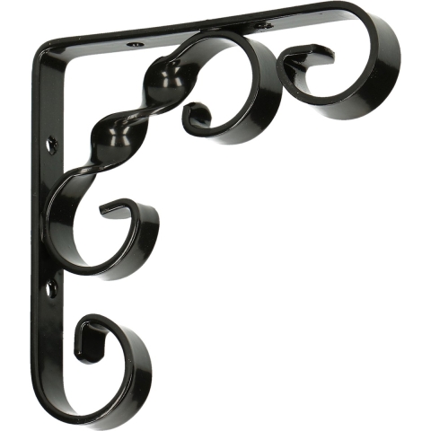 pgb-Europe FG | Plankendrager ornament 100x100 ZnZwart FG03840031001005