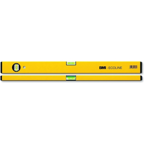 BMI Waterpas | 200 cm | aluminium geel | ± 1mm/m | 1 stuk - 689200Pgelb-CON 689200Pgelb-CON