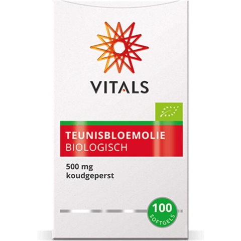 Gratis Verzending: 2x Vitals Biologische Teunisbloemolie 100 softgels