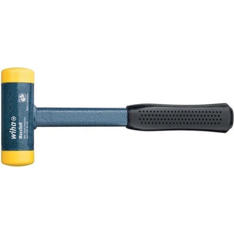Wiha 802 Terugslagloze Kunststof Hamer Met Holle Metalen Steel - 25 X 288 Mm