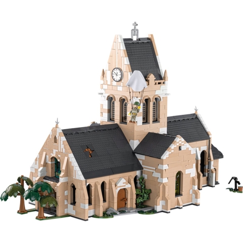 Church Sainte-Mere-Eglise Constructiespeelgoed