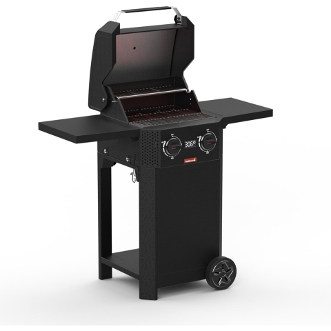 E-Luca elektrische barbecue met inklapbare zijtafels Barbecue