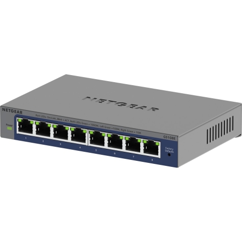 8-poorts Gigabit Plus-switch (GS108E-400EUS) Switch