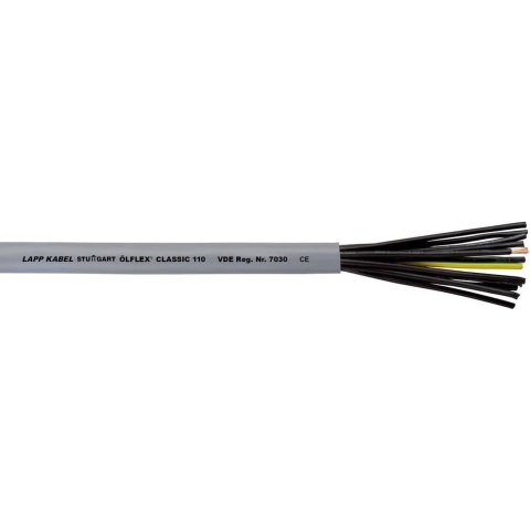 LAPP ÖLFLEX® CLASSIC 110 Stuurstroomkabel 4 x 0.50 mm² Grijs 1119754/100 100 m