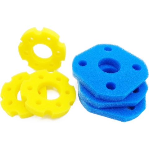 Filtermatten BioPressure 10000/18000 6x, 3x blauw 25ppi en 3x geel 30ppi - Ubbink