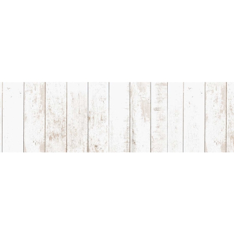 5x Stuks decoratie plakfolie houtnerf look whitewash 45 cm x 2 meter zelfklevend -