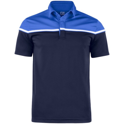 Cutter & Buck 354428 Seabeck Polo Men - Dark Navy/ Royal Blauw - 3XL