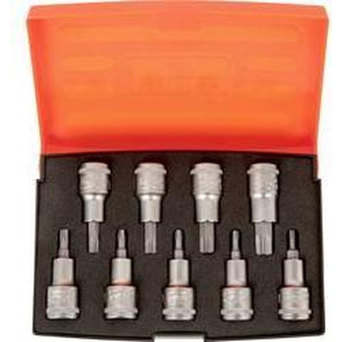 Bahco Schroevendraaierdopsleutels 1/2" | zeskant | TORX® bits - 9-delig - koffer - S9TORX