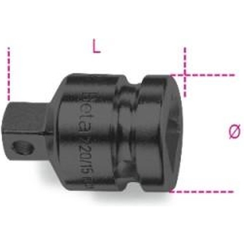 Beta Verloopdop 1” naar 3/4” 729/15 - 007290810
