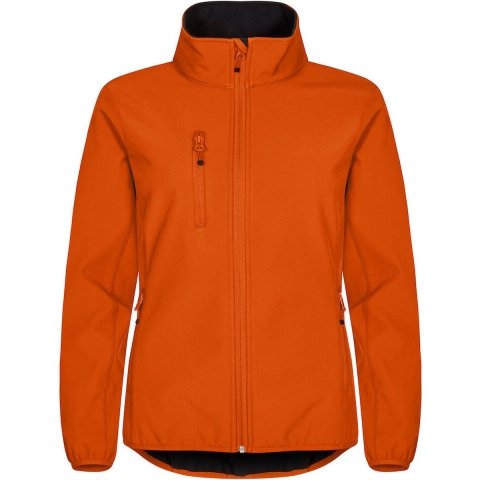 Clique 0200915 Classic Softshell Jacket Lady - Diep Oranje - XXL