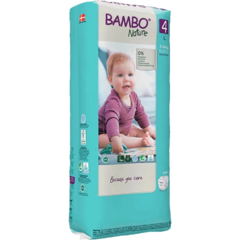 2x Bambo Nature Luiers Maat 4 (7-14 kg) 48 stuks