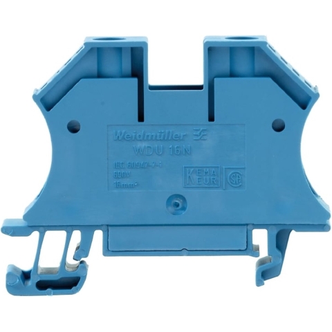 Weidmüller 1036180000-50 Doorgangsserieklem Schroeven Blauw 50 stuk(s)