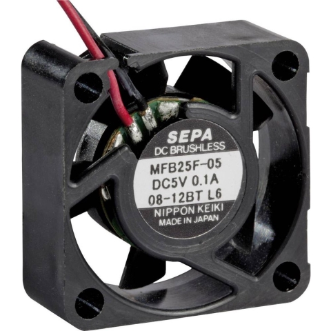 SEPA MFB25F05 Axiaalventilator 5 V/DC 4.2 m³/h (l x b x h) 25 x 25 x 10 mm