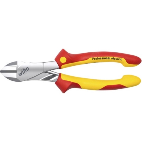 Wiha Z16318006SB Krachtzijkniptang Professional electric met DynamicJoint® met in- en uitschakelbare openingsveer 180 mm, 7" - 41319