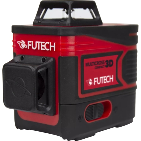 FUTECH MC3D Multicross 3D Compact Kruislijnlaser In Koffer - Rood - 2x 120m - 3 Lijnen