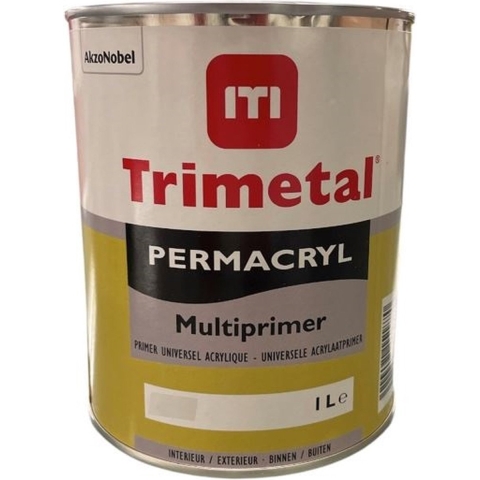 Trimetal Permacryl Multiprimer Grondlak - Op Kleur Gemengd - 1L