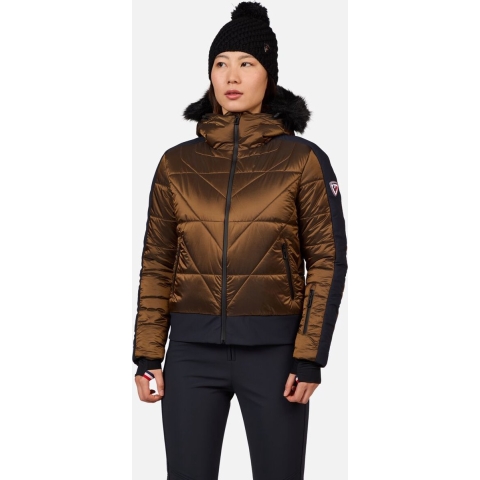 Rossignol Ventina Bomber ski jas brons dames, M
