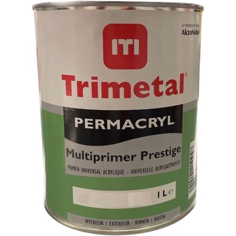 Trimetal Permacryl Multiprimer Prestige - Op Kleur Gemengd - 1L