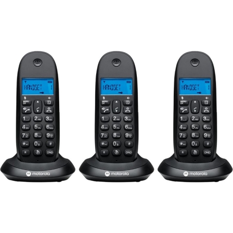 Motorola C1003cb+ Dect Trio Huistelefoon