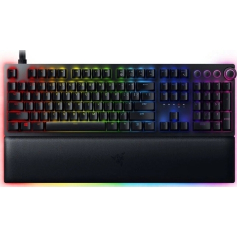 Razer Huntsman V2 Analog Gaming Keyboard - Razer Analog Optical Switches - Multi-function Digital Dial and 4 Media Keys - Nordic Layout