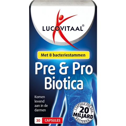 3x Lucovitaal Pre&Probiotica 30 capsules