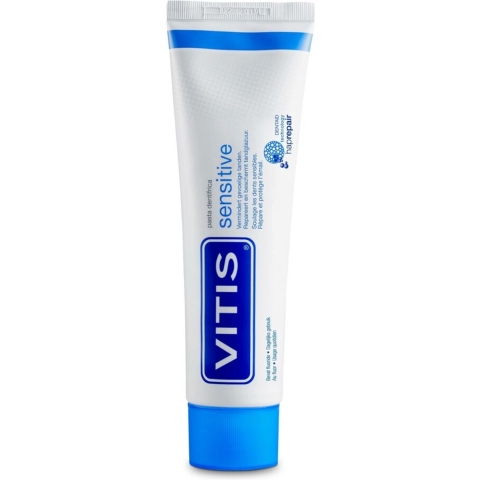 6x Vitis Tandpasta Sensitive 75 ml