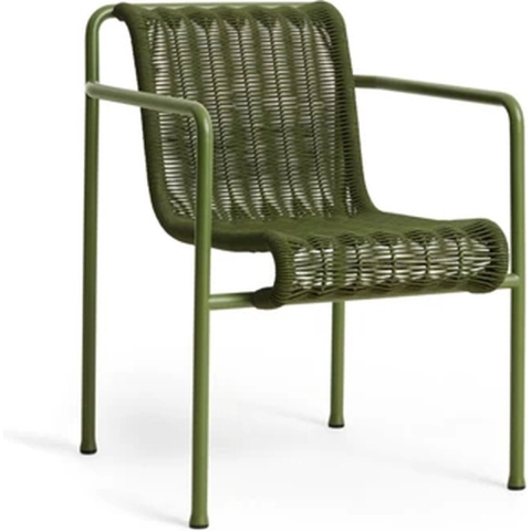 Hay Palissade Cord Dining Armchair Tuinstoel  Olive