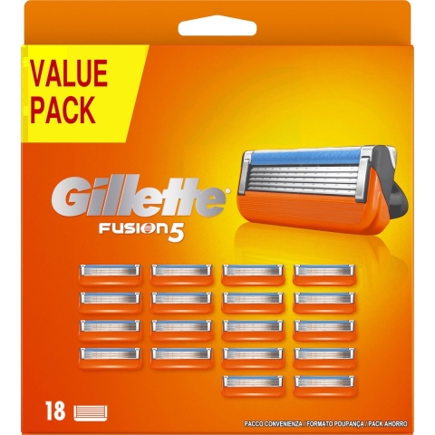 Gillette Scheermesjes Fusion 5 18 stuks