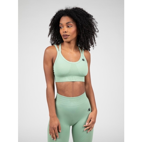 Gorilla Wear Whitney Seamless Sportbeha - Groen - L/XL