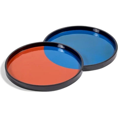 Serax Yo-Yo By Bob Verhelst Dienblad 40x65 Red/Blue