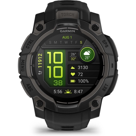 Garmin Instinct 3 45mm Amoled Smartwatch Zwart