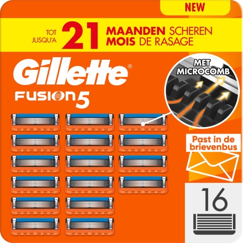 Gillette Scheermesjes Fusion 5 16 stuks