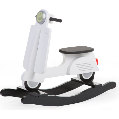 Schommel Scooter Childhome Zwart/Wit