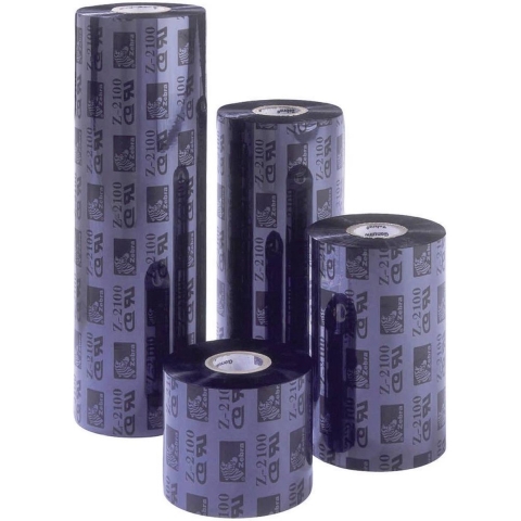 Zebra ZipShip 2300 Thermo-transferrol voor etikettenprinter Was 64 mm 74 m Zwart 12 stuk(s) 02300GS06407