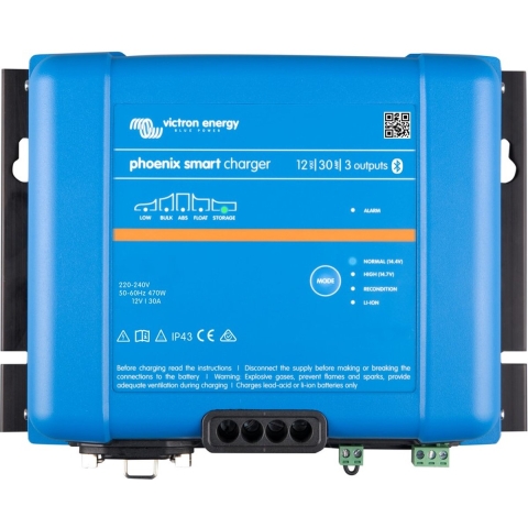 Victron Energy Phoenix Smart IP43 Charger 12/30 (3) 120-240V Loodaccu-lader Laadstroom (max.) 30 A