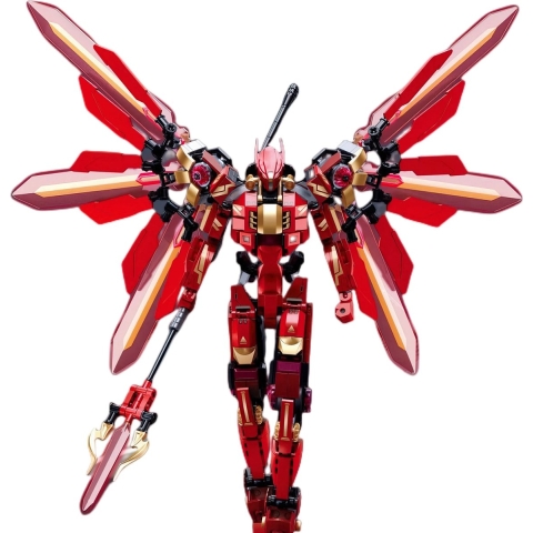 Sluban Atomic Storm bouwstenen set - P.R. Mecha rood (M38-B1552)