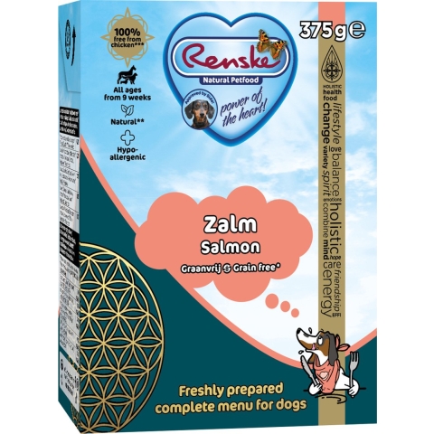 Renske Graanvrij vers bereid kip natvoer hond (tetrapak) 24 x 375 g