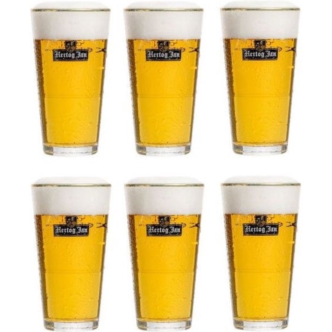 Hertog Jan Bierglazen Vaasje - 250 ml - 6 stuks