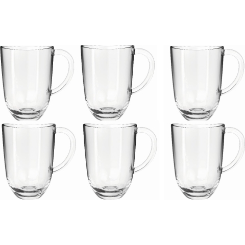 Leonardo Latte Macchiato Glazen Napoli 380 ml - 6 stuks - Hittebestendig