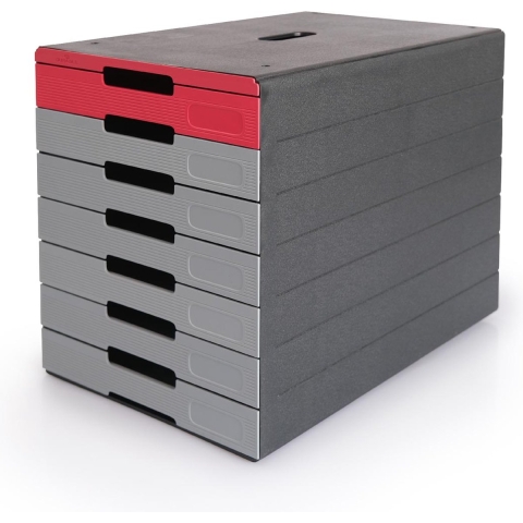 Durable IDEALBOX PRO 7 776303 Ladebox Antraciet DIN A4, DIN C4 Aantal lades: 7