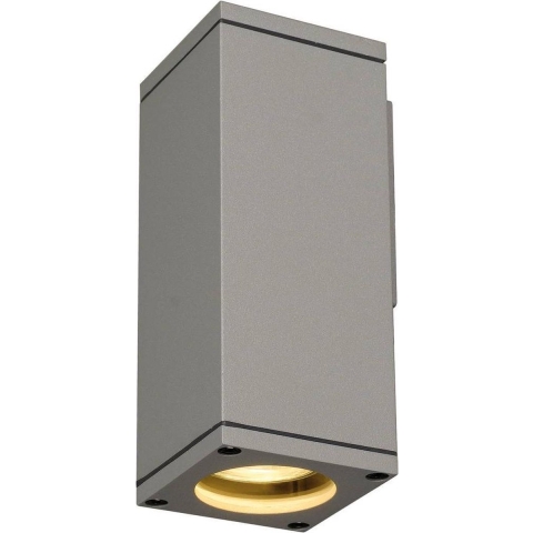 SLV Theo Wall 229524 Buitenlamp (wand) LED GU10 35 W Zilver-grijs